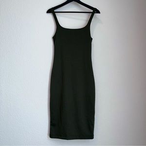Zara Dark Green Bodycon Dress